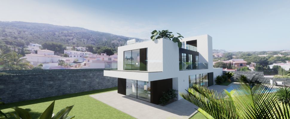 En venta Villa independiente de lujo sobre plano, Albir, Alicante, Comunidad Valenciana, España